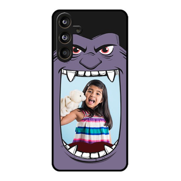 Samsung Galaxy F55 5G Custom Glass Phone CaseAngry Monster Design Samsung Galaxy F55 5G Custom Glass Phone CaseAngry Monster Design