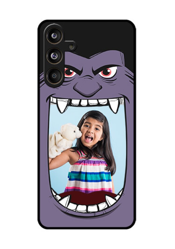 Samsung Galaxy F55 5G Custom Glass Phone CaseAngry Monster Design
