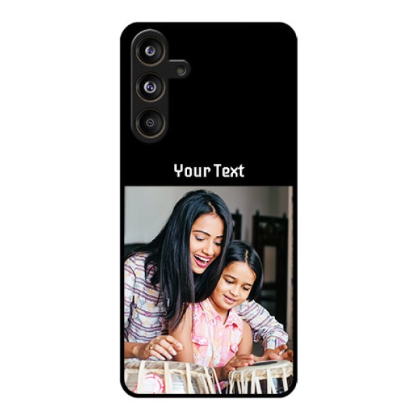 Samsung Galaxy F55 5G Custom Glass Phone CasePhoto With Name Design