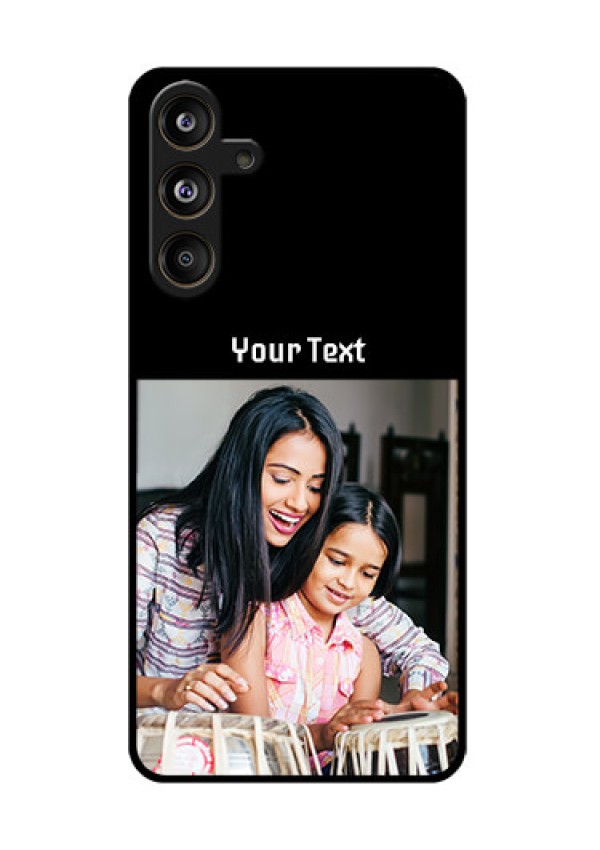 Samsung Galaxy F55 5G Custom Glass Phone CasePhoto With Name Design