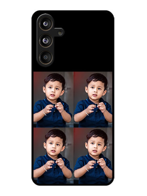 Custom Samsung Galaxy F55 5G Custom Glass Phone Case4 Image Holder Design