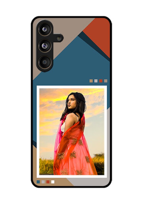 Samsung Galaxy F55 5G Custom Glass Phone CaseRetro Color Pallet Design