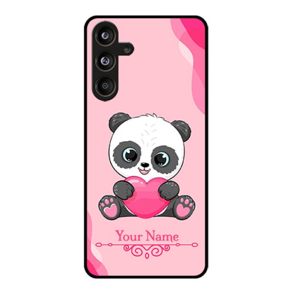 Samsung Galaxy F55 5G Custom Glass Phone CaseCute Panda Design