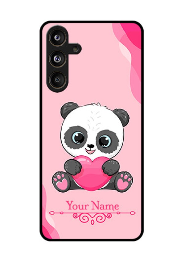 Samsung Galaxy F55 5G Custom Glass Phone CaseCute Panda Design