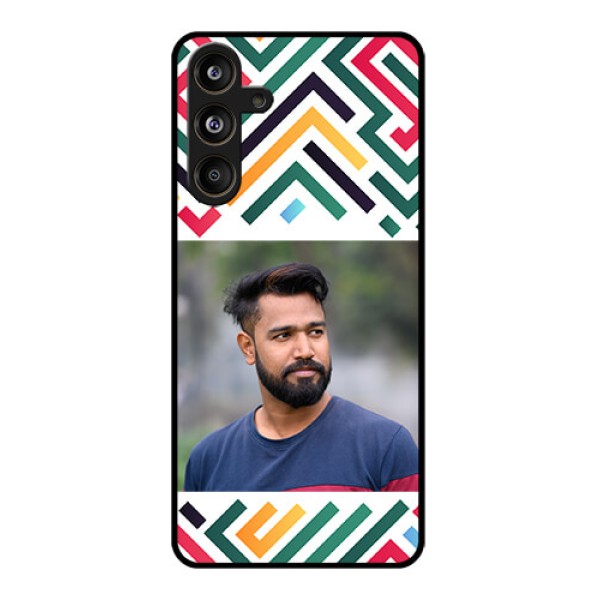 Samsung Galaxy F55 5G Custom Glass Phone CaseColorful Maze Pattern Design Samsung Galaxy F55 5G Custom Glass Phone CaseColorful Maze Pattern Design