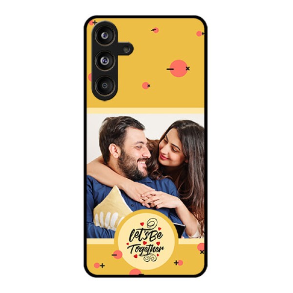 Samsung Galaxy F55 5G Custom Glass Phone CaseLets Be Together Design