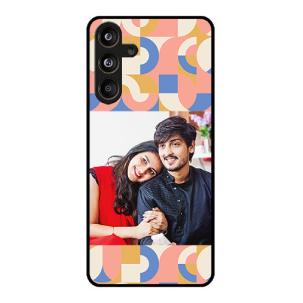 Samsung Galaxy F55 5G Custom Glass Phone CaseSemi - Circle Maze Pattern Design Samsung Galaxy F55 5G Custom Glass Phone CaseSemi - Circle Maze Pattern Design