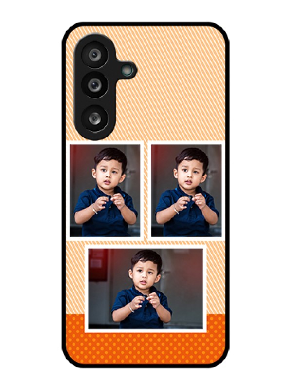 Custom Samsung Galaxy F56 5G Custom Glass Phone Case - Bulk Photos Upload Design