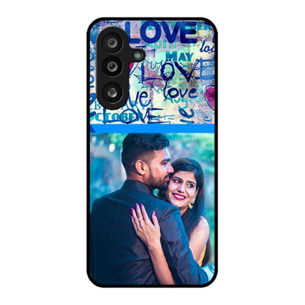 Samsung Galaxy F56 5G Custom Glass Phone Case - Colorful Love Design Samsung Galaxy F56 5G Custom Glass Phone Case - Colorful Love Design