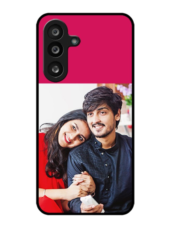 Custom Samsung Galaxy F56 5G Custom Glass Phone Case - Anniversary Cover Design