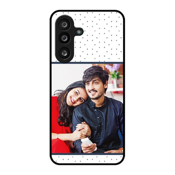 Samsung Galaxy F56 5G Custom Glass Phone Case - Premium Dot Design