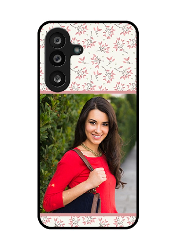 Samsung Galaxy F56 5G Custom Glass Phone Case - Stunning Floral Design