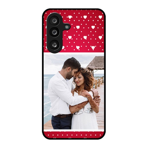 Samsung Galaxy F56 5G Custom Glass Phone Case - Hearts Mobile Case Design Samsung Galaxy F56 5G Custom Glass Phone Case - Hearts Mobile Case Design