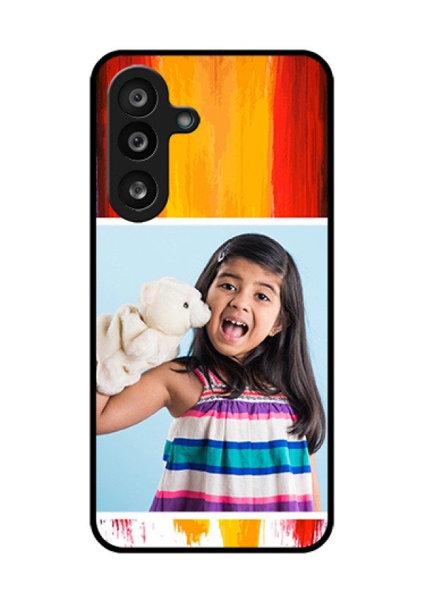 Samsung Galaxy F56 5G Custom Glass Phone Case - Multi Color Design