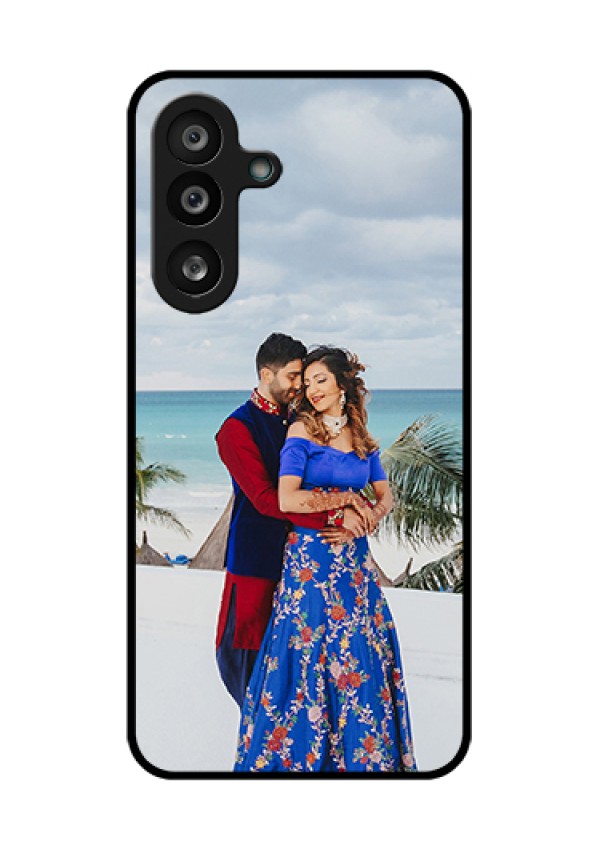 Samsung Galaxy F56 5G Custom Glass Phone Case - Upload Full Picture Design
