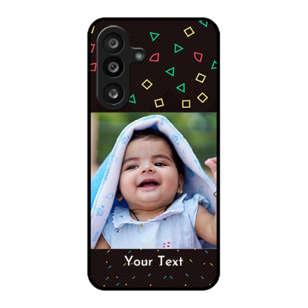 Samsung Galaxy F56 5G Custom Glass Phone Case - With Confetti Birthday Design Samsung Galaxy F56 5G Custom Glass Phone Case - With Confetti Birthday Design