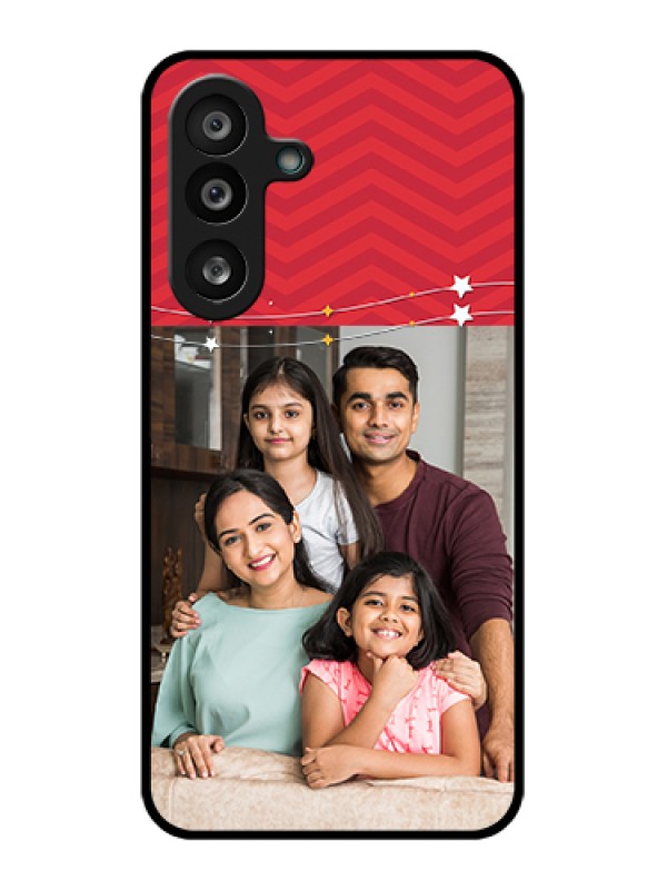 Custom Samsung Galaxy F56 5G Custom Glass Phone Case - Happy Family Design