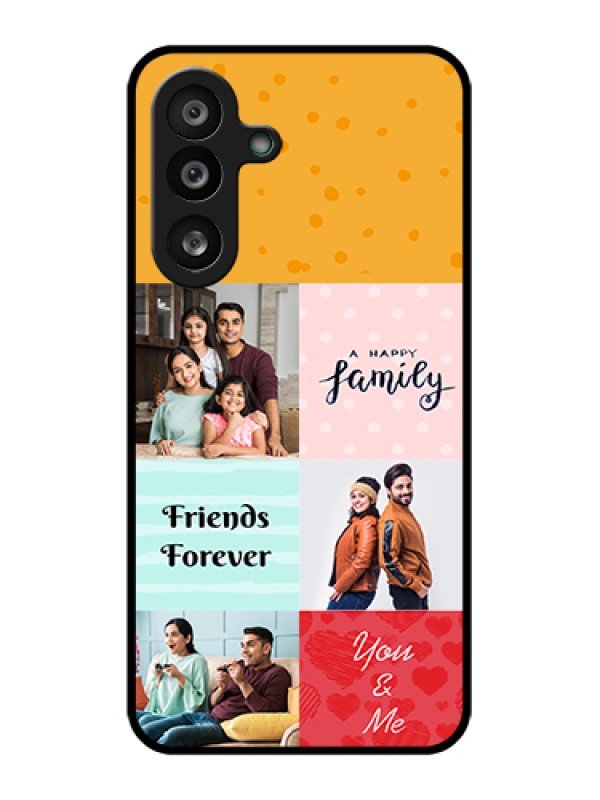 Custom Samsung Galaxy F56 5G Custom Glass Phone Case - Images With Quotes Design
