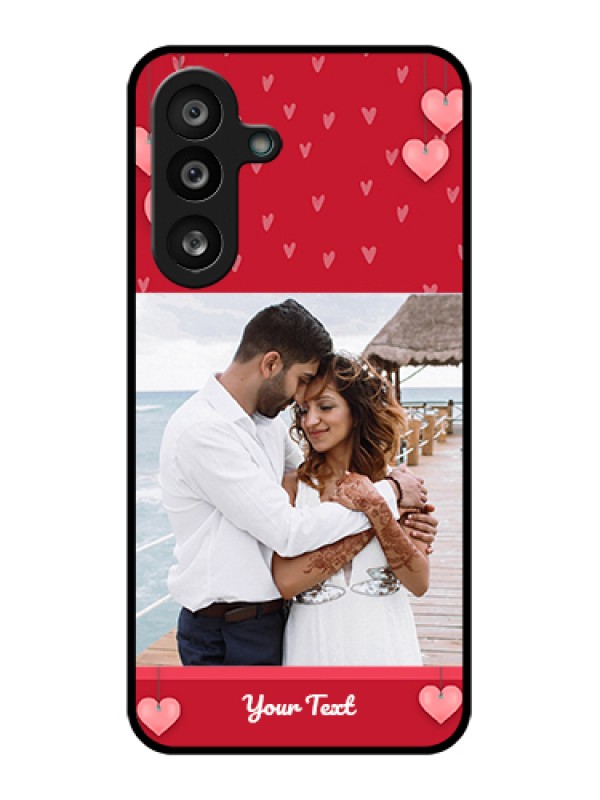 Custom Samsung Galaxy F56 5G Custom Glass Phone Case - Valentines Day Design