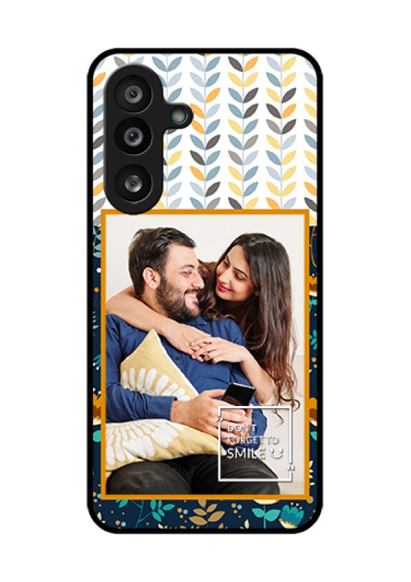 Samsung Galaxy F56 5G Custom Glass Phone Case - Pattern Design