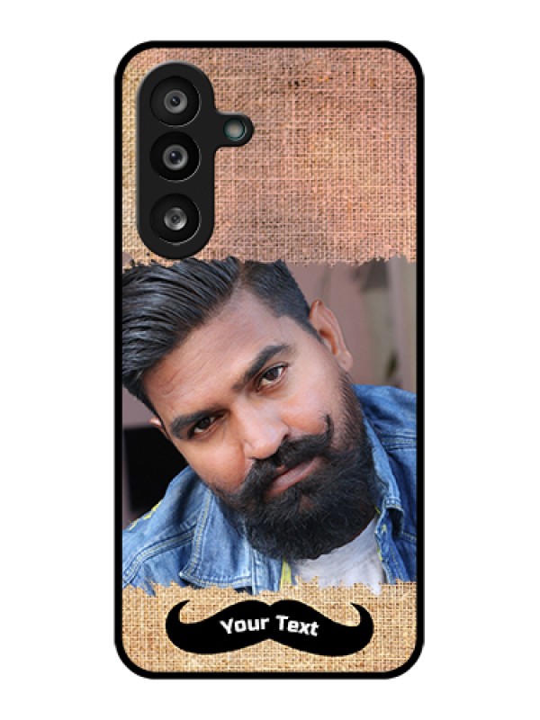Custom Samsung Galaxy F56 5G Custom Glass Phone Case - With Texture Design