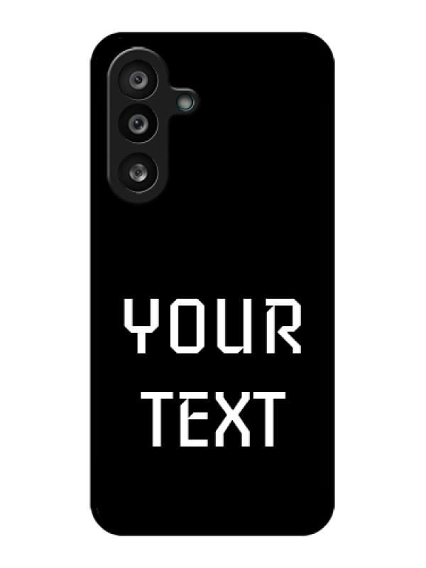 Custom Samsung Galaxy F56 5G Custom Glass Phone Case - Your Name Design