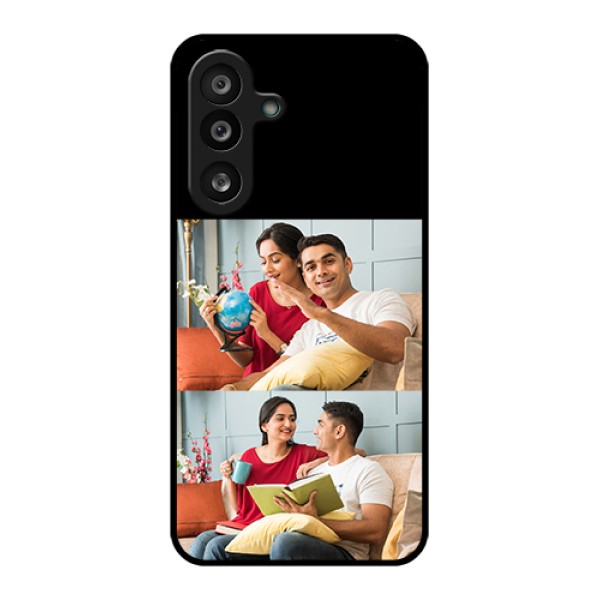 Samsung Galaxy F56 5G Custom Glass Phone Case - 2 Images Design