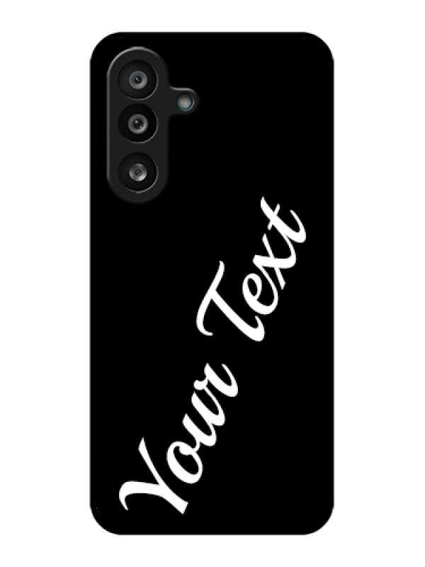 Custom Samsung Galaxy F56 5G Custom Glass Phone Case - With Your Name Design