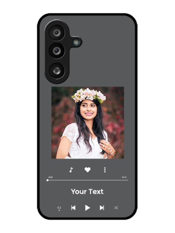 Custom Samsung Galaxy F56 5G Custom Glass Phone Case - Play The Music Design