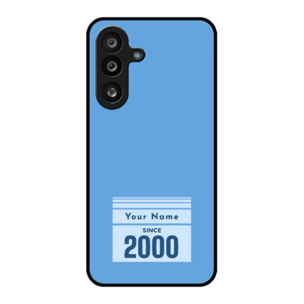 Samsung Galaxy F56 5G Custom Glass Phone Case - Custom Year Of Birth Design Samsung Galaxy F56 5G Custom Glass Phone Case - Custom Year Of Birth Design