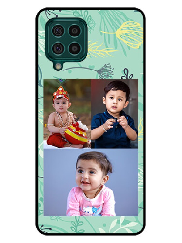 Custom Galaxy F62 Photo Printing on Glass Case - Forever Family Design 