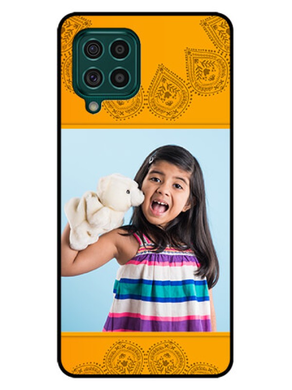 Custom Galaxy F62 Personalized Glass Phone Case - Photo Wedding Design 