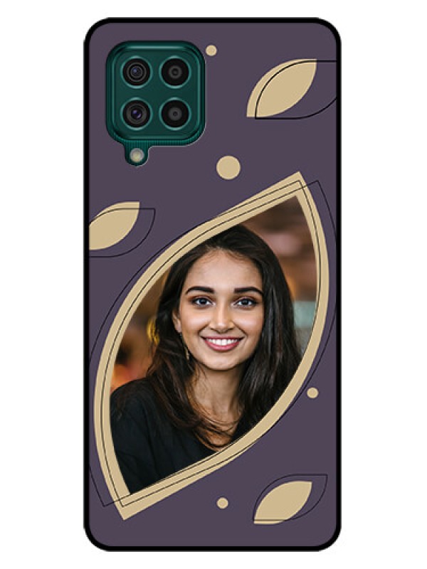 Custom Galaxy F62 Custom Glass Mobile Case - Falling Leaf Design