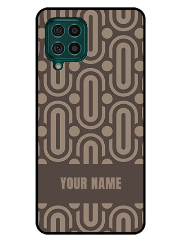 Custom Galaxy F62 Custom Glass Phone Case - Captivating Zero Pattern Design