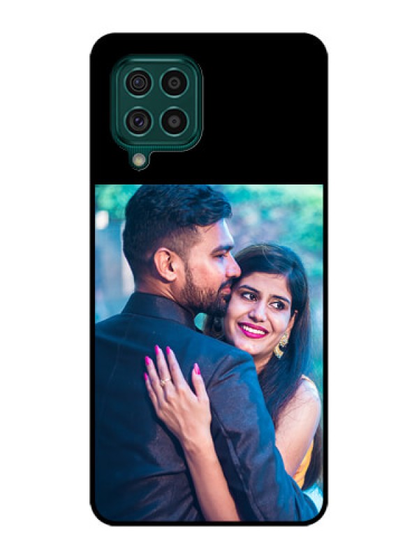 Custom Galaxy F62 Custom Glass Phone Case - Upload Full Picture With Custom Color Design
