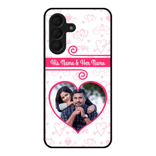 Samsung Galaxy F70 Pro 5G Custom Glass Phone Case - Heart Shape Love Design Samsung Galaxy F70 Pro 5G Custom Glass Phone Case - Heart Shape Love Design