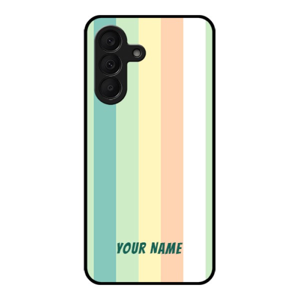 Samsung Galaxy F70 Pro 5G Custom Glass Phone Case - Multi - Colour Stripes Design Samsung Galaxy F70 Pro 5G Custom Glass Phone Case - Multi - Colour Stripes Design
