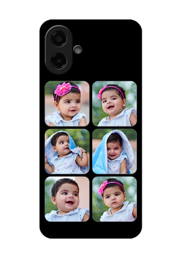 Samsung Galaxy F70e 5G Custom Glass Phone Case - Multiple Pictures Design