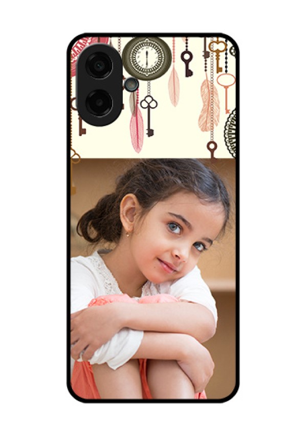 Samsung Galaxy F70e 5G Custom Glass Phone Case - Boho Style Design