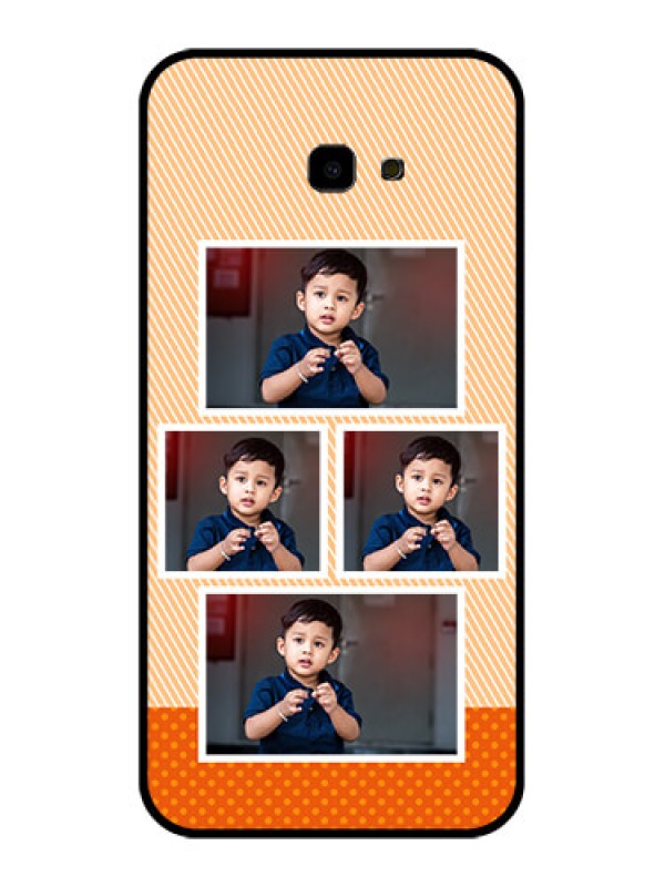 Custom Samsung Galaxy J4 Plus Custom Glass Phone Case - Bulk Photos Upload Design