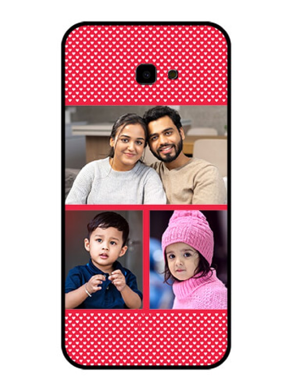 Custom Samsung Galaxy J4 Plus Custom Glass Phone Case - Bulk Photo Upload Design