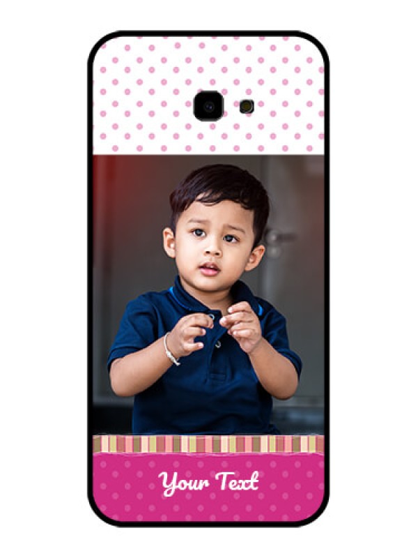 Custom Samsung Galaxy J4 Plus Custom Glass Phone Case - Cute Girls Cover Design