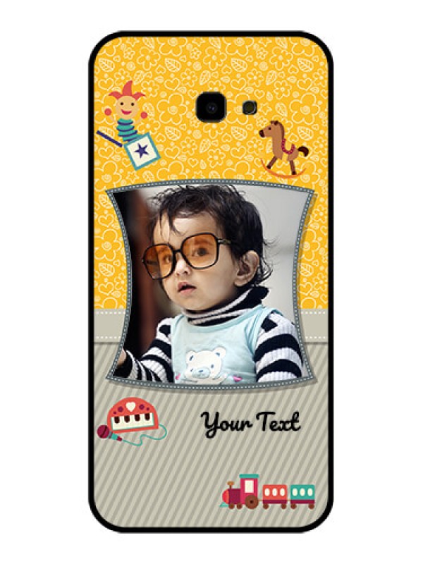 Custom Samsung Galaxy J4 Plus Custom Glass Phone Case - Baby Picture Upload Design