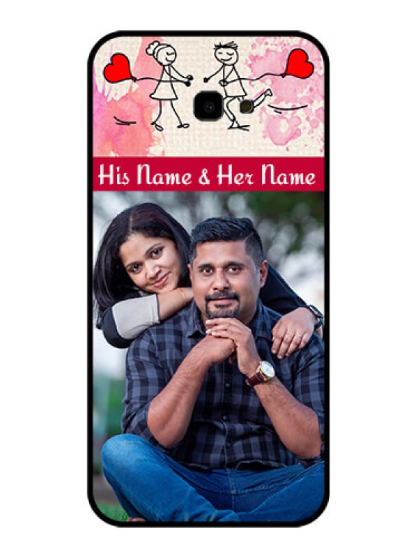 Custom Samsung Galaxy J4 Plus Custom Glass Phone Case - You And Me Case Design