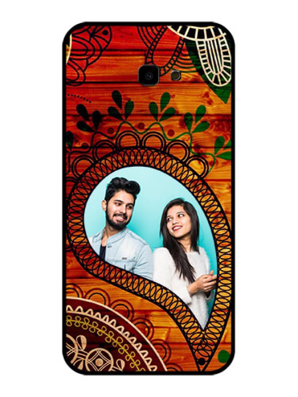 Custom Samsung Galaxy J4 Plus Custom Glass Phone Case - Abstract Colorful Design