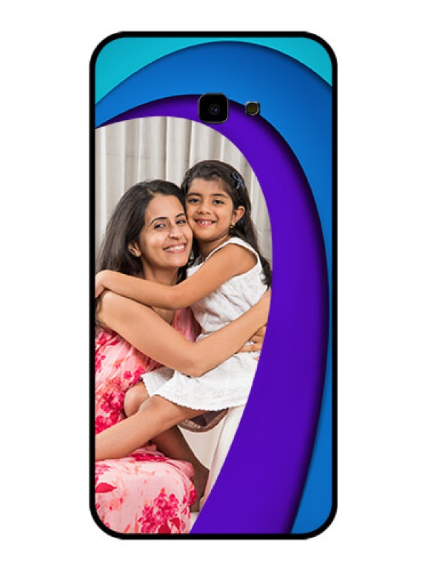 Custom Samsung Galaxy J4 Plus Custom Glass Phone Case - Simple Pattern Design