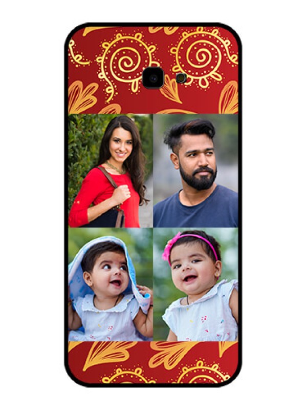 Custom Samsung Galaxy J4 Plus Custom Glass Phone Case - 4 Image Traditional Design