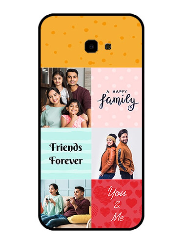 Custom Samsung Galaxy J4 Plus Custom Glass Phone Case - Images With Quotes Design