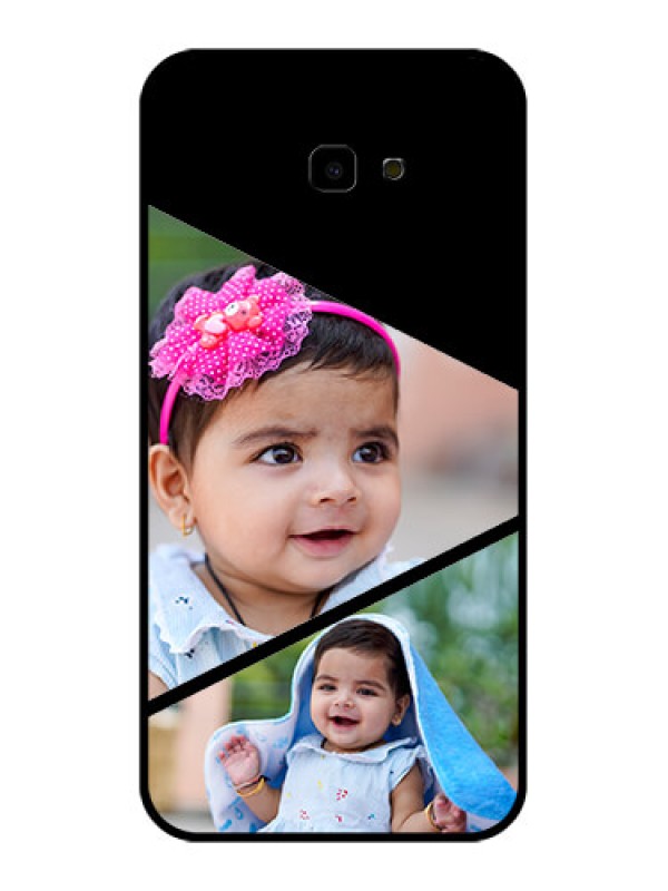 Custom Samsung Galaxy J4 Plus Custom Glass Phone Case - Semi Cut Design