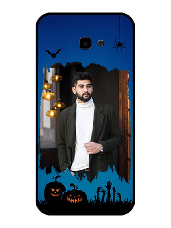 Custom Samsung Galaxy J4 Plus Custom Glass Phone Case - With Pro Halloween Design